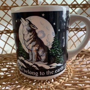 Vintage Kitchen - Vintage Howling Wolf Mug Vintage Kitchen - Vintage Howling Wolf Mug